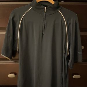 Burberry gold sport short sleeved shirt size large